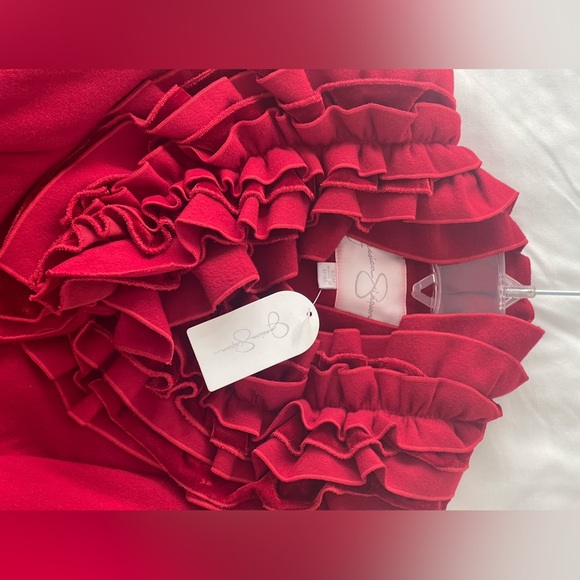 Red Jessica Simpson Coat size XS - Picture 8 of 9